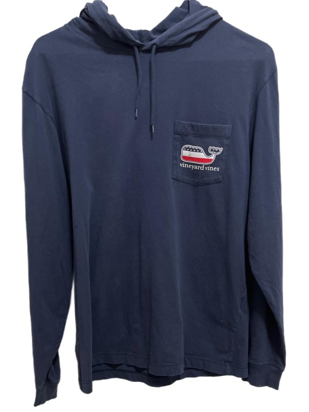 0407 Vineyard Vines Graphic Loose Fit Long Sleeve Hooded Pullover Sz.S Mens